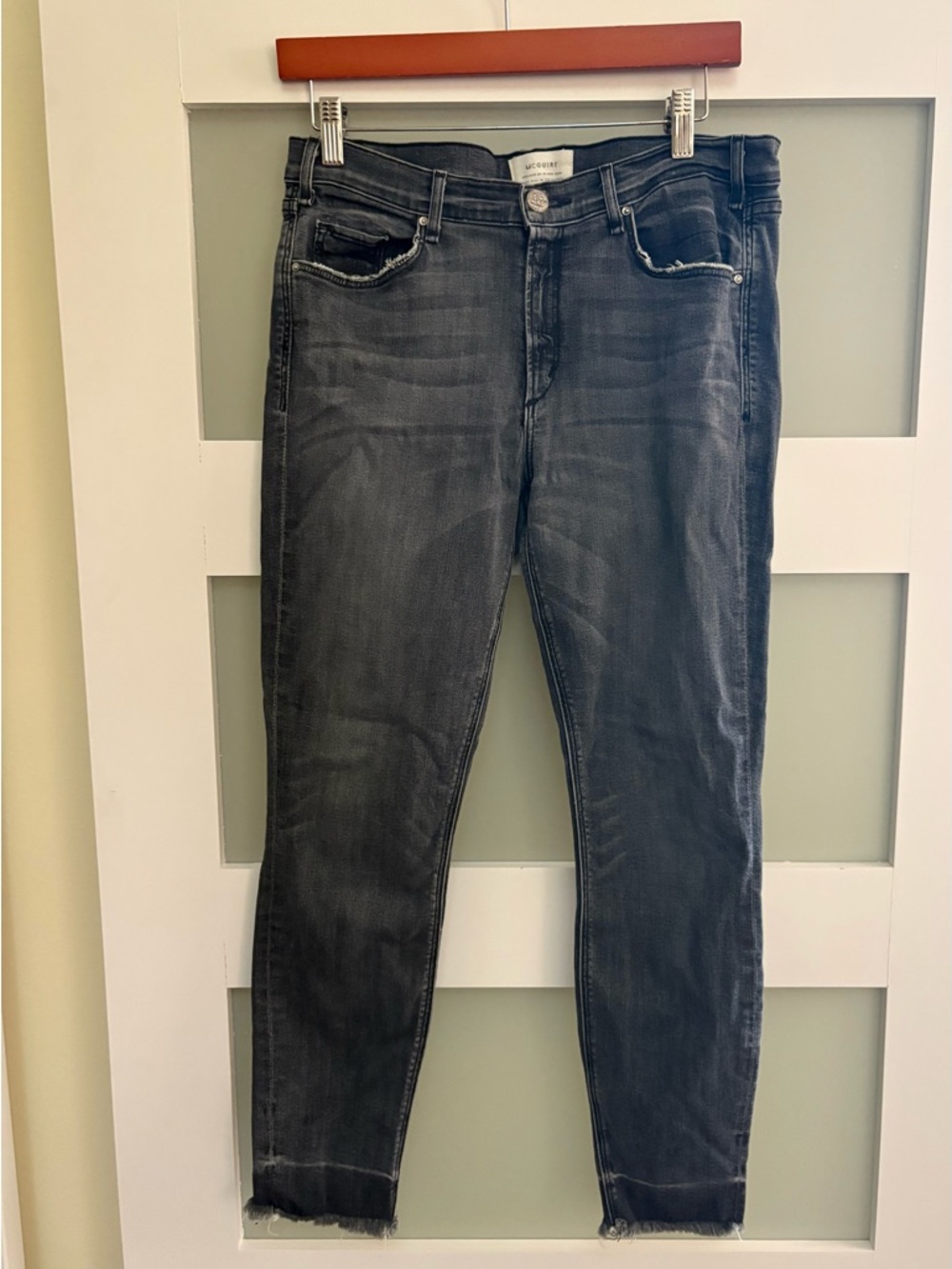 McGuire black washed denim jeans size 30